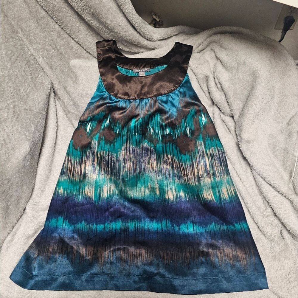 Apt. 9 Women Sleeveless Tank Top Blouse Tunic SMALL Stretch